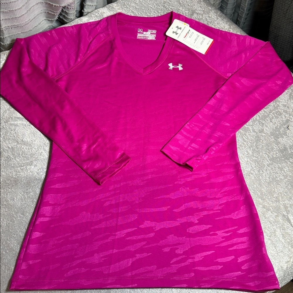 Under Armour Fuchsia Long Sleeve Top